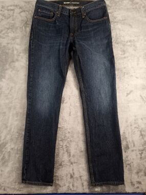 Old Navy Slim/etroit Dark Blue Slim Straight men's Jeans 32x32